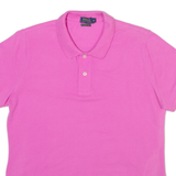 POLO RALPH LAUREN Skinny Womens Polo Shirt Pink XL
