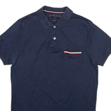 TOMMY HILFIGER Mens Polo Shirt Blue S