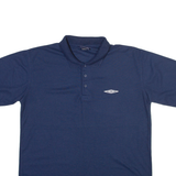 UMBRO Mens Polo Shirt Blue L