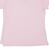 RALPH LAUREN Skinny Polo Mens Polo Shirt Pink XL
