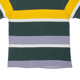 PIERRE CARDIN Mens Polo Shirt Green Striped 2XL