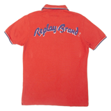 REPLY BRAND Mens Polo Shirt Red S