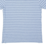 CALVIN KLEIN Body Fit Mens Polo Shirt Blue Striped S