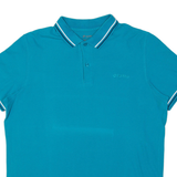 LOTTO Mens Polo Shirt Blue L
