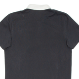 ADIDAS Mens Polo Shirt Black M