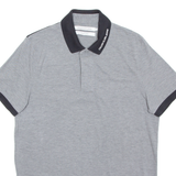 CALVIN KLEIN JEANS Mens Polo Shirt Grey XL