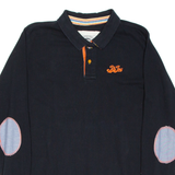 J&JOY Lions Cars British Columbia Mens Polo Shirt Black 90s L