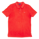 ARMANI JEANS Mens Polo Shirt Red S