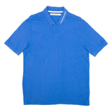 CALVIN KLEIN JEANS Mens Polo Shirt Blue M