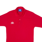 UMBRO Mens Polo Shirt Red S