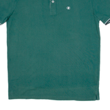 CHAMPION Mens Polo Shirt Green M