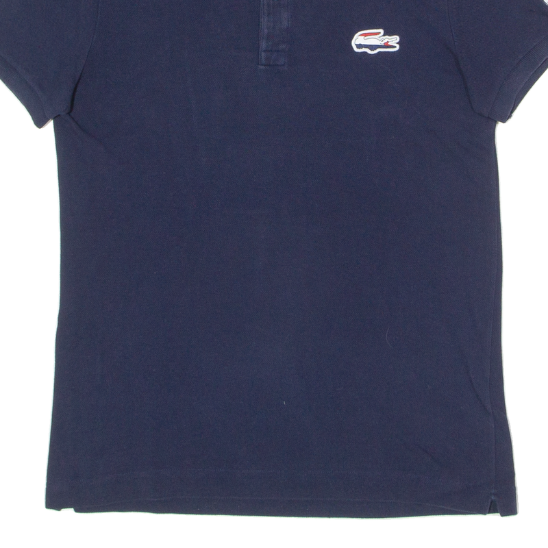 LACOSTE Netherlands Mens Polo Shirt Blue XS