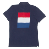 LACOSTE Netherlands Mens Polo Shirt Blue XS