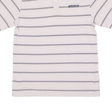 REEBOK Mens Polo Shirt Pink Striped S