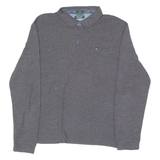 PIERRE CARDIN Mens Polo Shirt Grey Long Sleeve XL