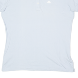 KAPPA Womens Polo Shirt Blue 90s 2XL