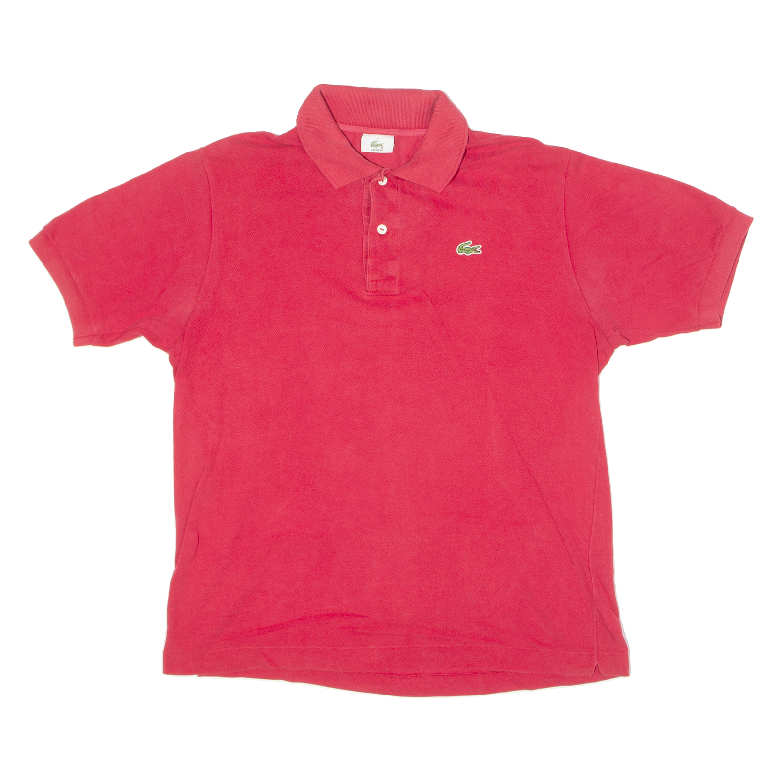 LACOSTE Mens Polo Shirt Red L