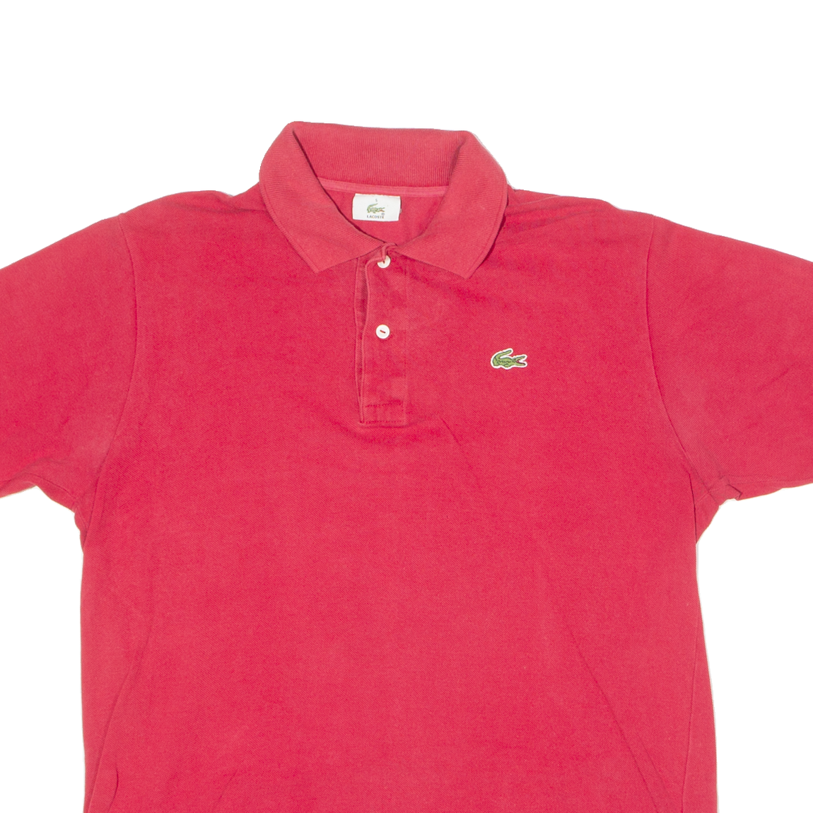 LACOSTE Mens Polo Shirt Red L