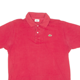 LACOSTE Mens Polo Shirt Red L