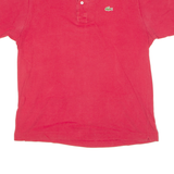 LACOSTE Mens Polo Shirt Red L