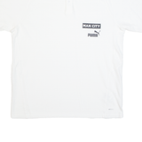 PUMA Manchester City Mens Polo Shirt White L