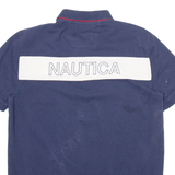 NAUTICA Mens Polo Shirt Blue Short Sleeve M