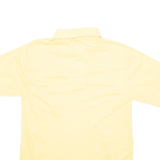 SCREEN STARS Mens Polo Shirt Yellow Short Sleeve M