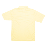 SCREEN STARS Mens Polo Shirt Yellow Short Sleeve M