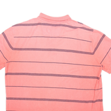 NAUTICA Mens Polo Shirt Pink Striped Short Sleeve XL