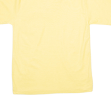 SCREEN STARS Mens Polo Shirt Yellow Short Sleeve M