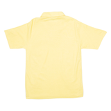 SCREEN STARS Mens Polo Shirt Yellow Short Sleeve M