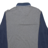 NAUTICA Slim Fit Mens Polo Shirt Grey Long Sleeve L