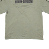 HARLEY DAVIDSON Mens Polo Shirt Green Short Sleeve XL