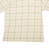 NAUTICA Mens Polo Shirt Beige Check Short Sleeve 2XL