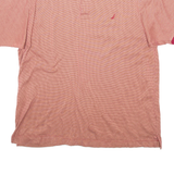 NAUTICA Mens Polo Shirt Red Check Short Sleeve XL