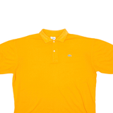 LACOSTE Mens Polo Shirt Orange Short Sleeve M