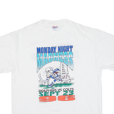 HANES Dolphins Vs Colts Sep 23 96 Mens T-Shirt White 90s USA L
