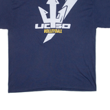 HANES Ucsd Volleyball Mens T-Shirt Blue USA XL