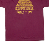 JERZEES Bloomington North Final Four Mens T-Shirt Maroon USA XL