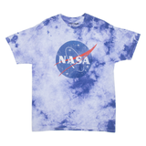 VFIT SUN Nasa Mens Tie Dye T-Shirt Blue USA M