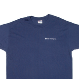 HANES Bright Trading Inc Mens T-Shirt Blue USA XL