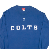 NFL Indianapolis Colts Mens T-Shirt Blue Long Sleeve USA XL