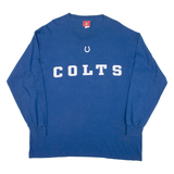 NFL Indianapolis Colts Mens T-Shirt Blue Long Sleeve USA XL