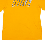 NIKE Mens T-Shirt Yellow M