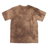 THE MOUNTAIN Hippo Mens Tie Dye T-Shirt Brown S