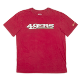 NIKE 49ers Mens T-Shirt Red USA L