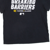 NIKE Mens T-Shirt Black USA L