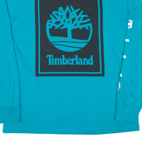 TIMBERLAND Mens T-Shirt Blue Long Sleeve L
