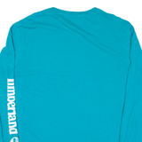 TIMBERLAND Mens T-Shirt Blue Long Sleeve L
