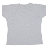 CHAMPION Mens T-Shirt Grey V-Neck L